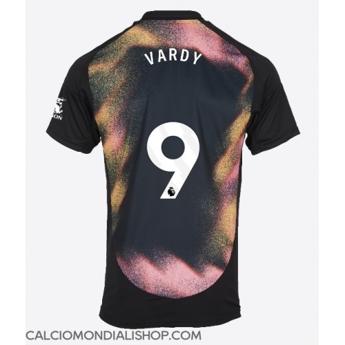 Maglie da calcio Leicester City Jamie Vardy #9 Seconda Maglia 2024-25 Manica Corta